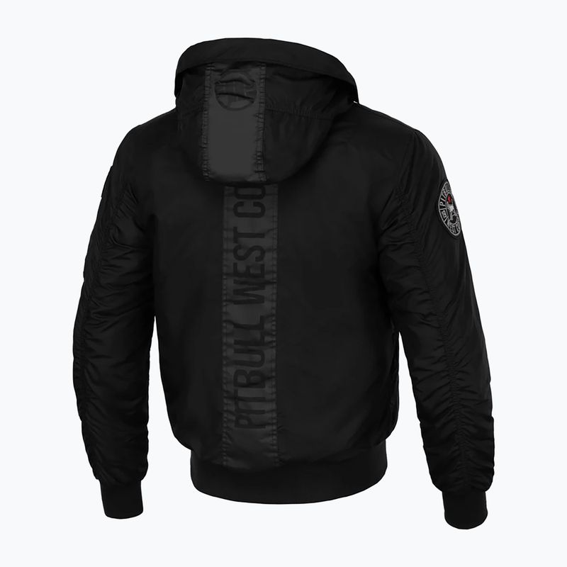 Ανδρικό χειμωνιάτικο μπουφάν Pitbull Beejay 2 Hooded Bomber black 5