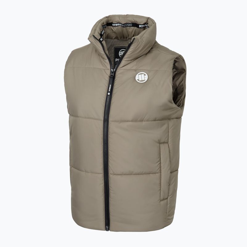 Pitbull West Coast γυναικείο χειμερινό μπουφάν Orilla Padded Vest dark sand 4