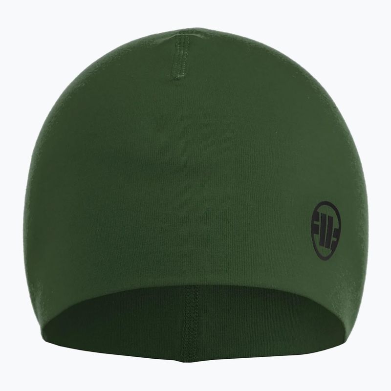 Ανδρικό χειμερινό καπέλο Pitbull Beanie Small Logo II λαδί/μαύρο 3