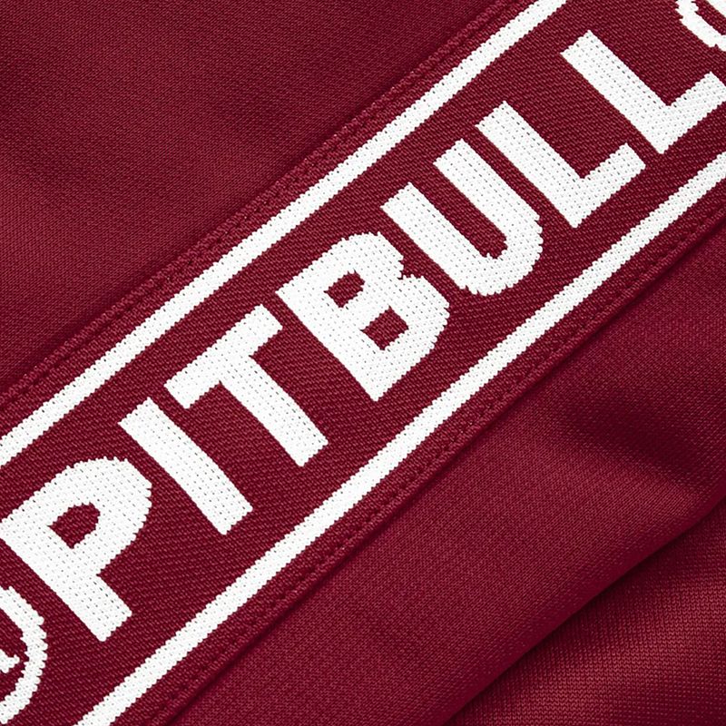 Ανδρικά Pitbull West Coast Trackjacket Tape Logo Terry Group μπορντό 10