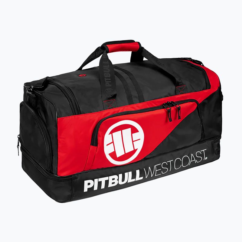 Pitbull West Coast Logo 2 Tnt 100 l τσάντα προπόνησης μαύρο/κόκκινο 2