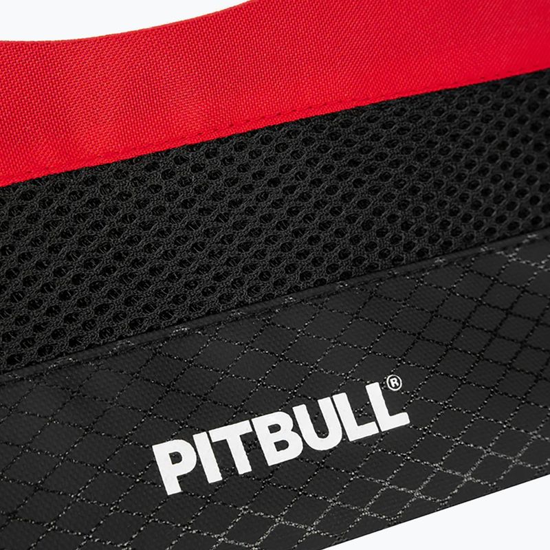 Pitbull West Coast Logo 2 μαύρη/κόκκινη τσάντα 6