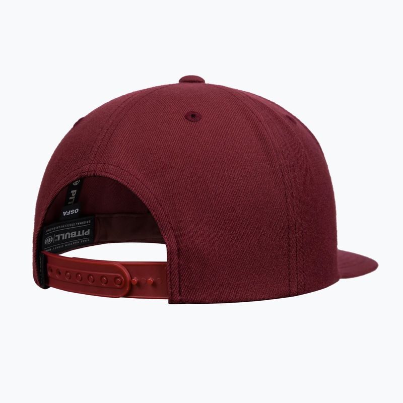 Καπέλο μπέιζμπολ Pitbull West Coast Snapback Pitbull YP Classic Premium burgundy 2