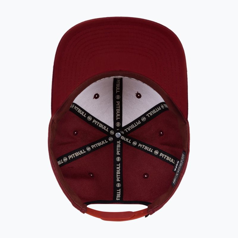 Καπέλο μπέιζμπολ Pitbull West Coast Snapback Pitbull YP Classic Premium burgundy 3