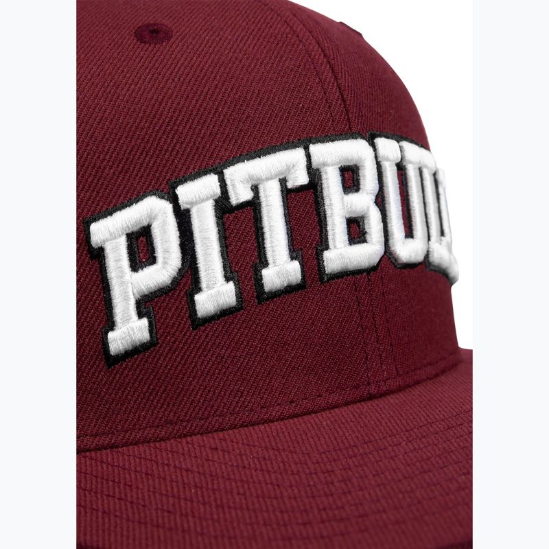 Καπέλο μπέιζμπολ Pitbull West Coast Snapback Pitbull YP Classic Premium burgundy 5