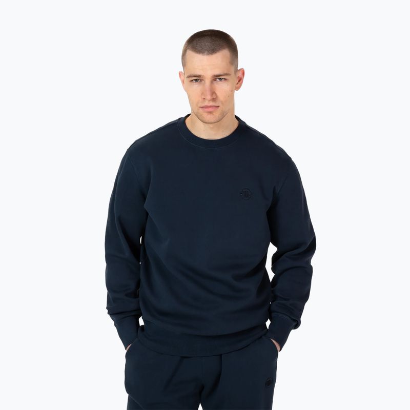 Ανδρικό φούτερ Pitbull West Coast Lancaster Crewneck dark navy