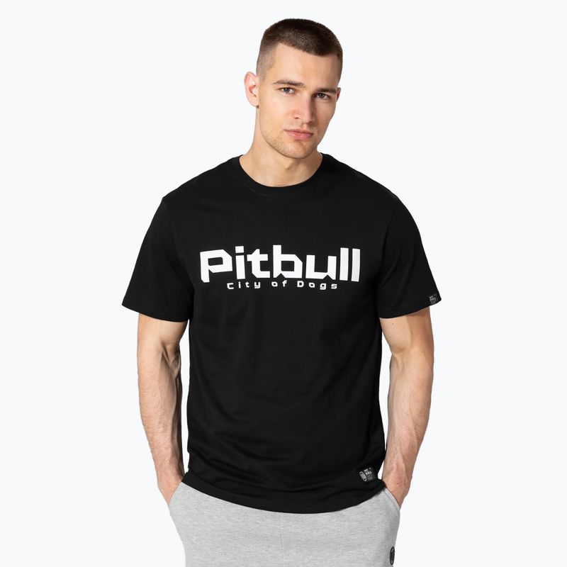 Pitbull West Coast City Of Dogs ανδρικό t-shirt μαύρο