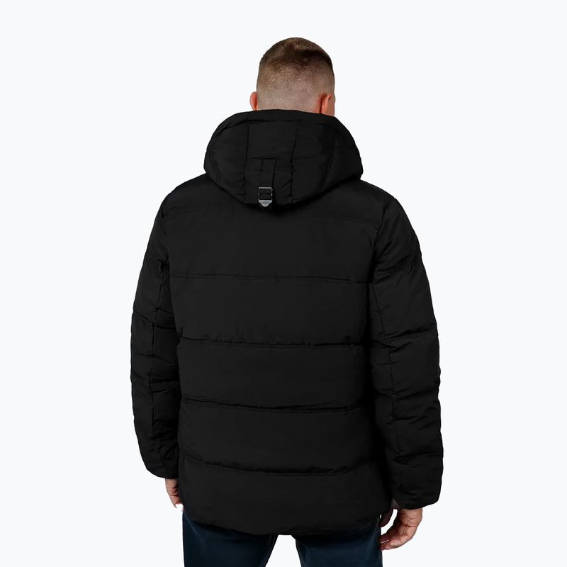 Ανδρικό χειμερινό μπουφάν Pitbull Duncan Quilted Hooded μαύρο 3