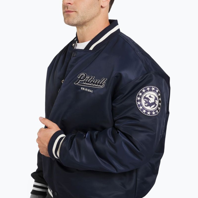 Pitbull West Coast ανδρικό μπουφάν Seabridge Varsity σκούρο ναυτικό 4