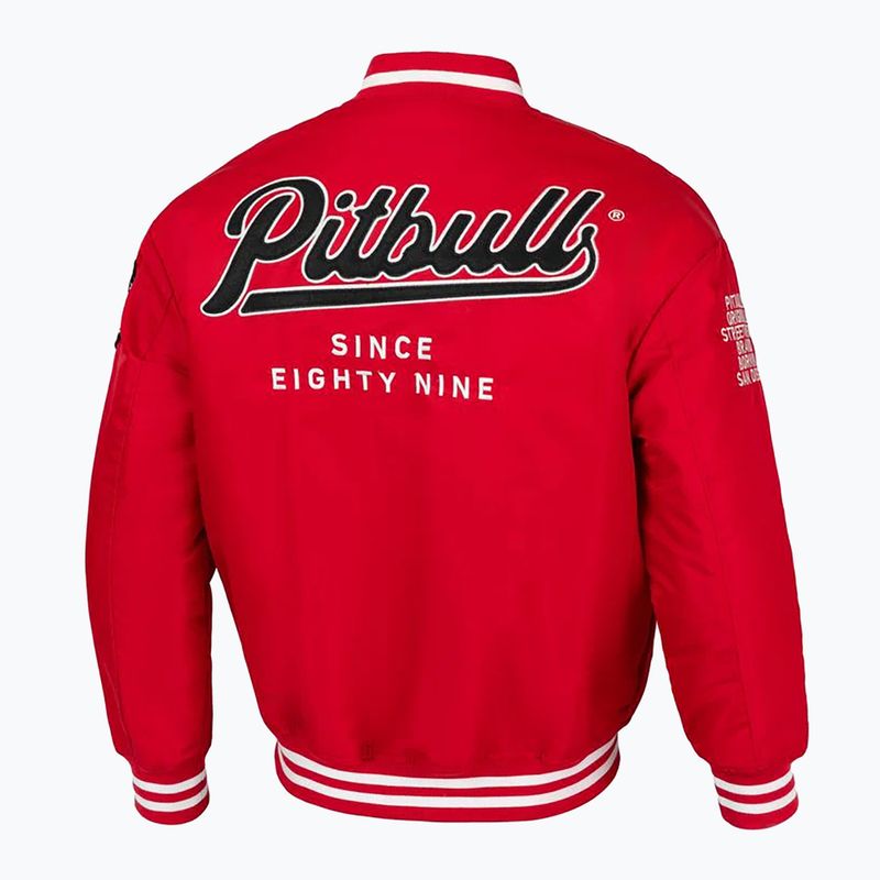 Pitbull West Coast ανδρικό μπουφάν Seabridge Varsity κόκκινο 7