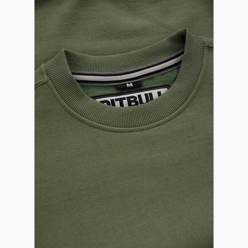 Ανδρικό φούτερ Pitbull Small Logo Crewneck dark olive 6