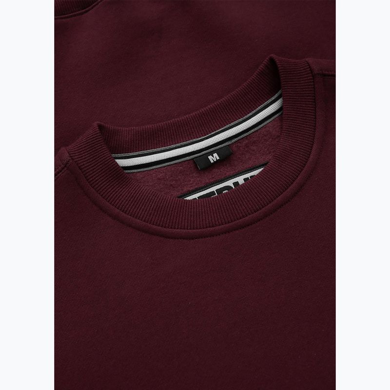 Ανδρικό φούτερ Pitbull Small Logo Crewneck burgundy 3