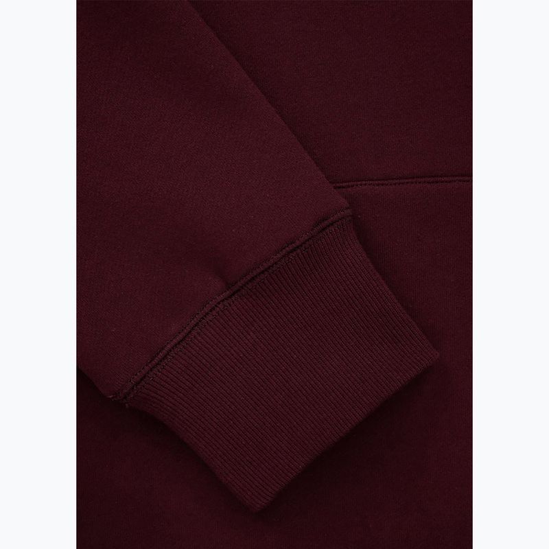 Ανδρικό φούτερ Pitbull Small Logo Hooded burgundy 4