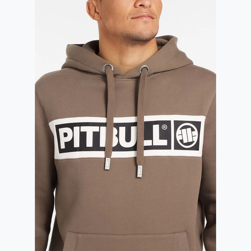 Ανδρικό φούτερ Pitbull Sherwood Hooded brown 4