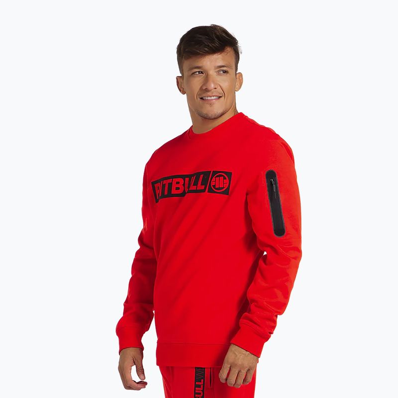 Ανδρικό φούτερ Pitbull Beyer Crewneck flame red