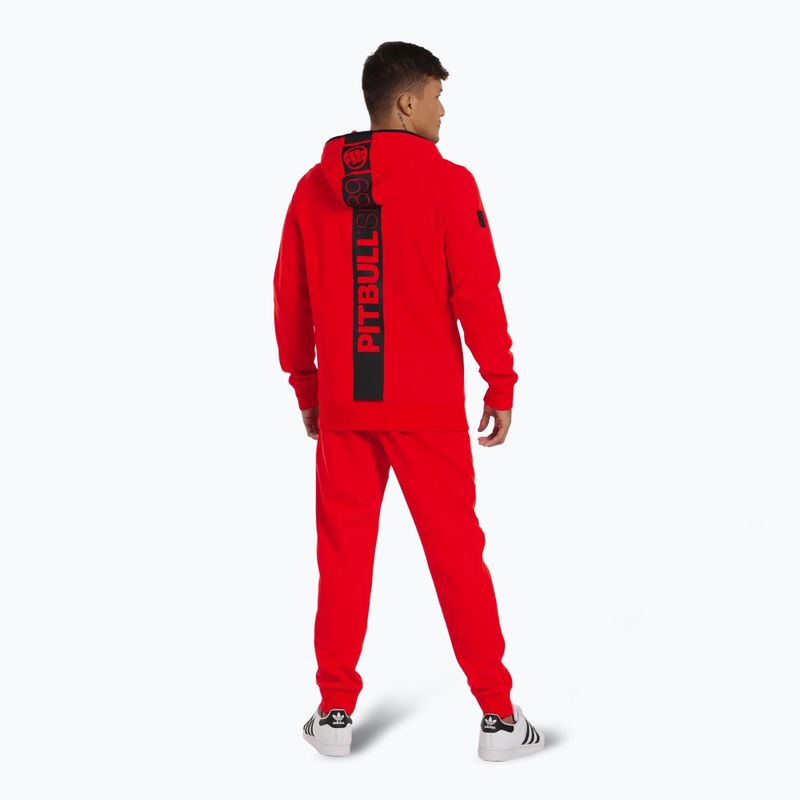 Ανδρικό φούτερ Pitbull Hermes Hooded Zip flame red 3