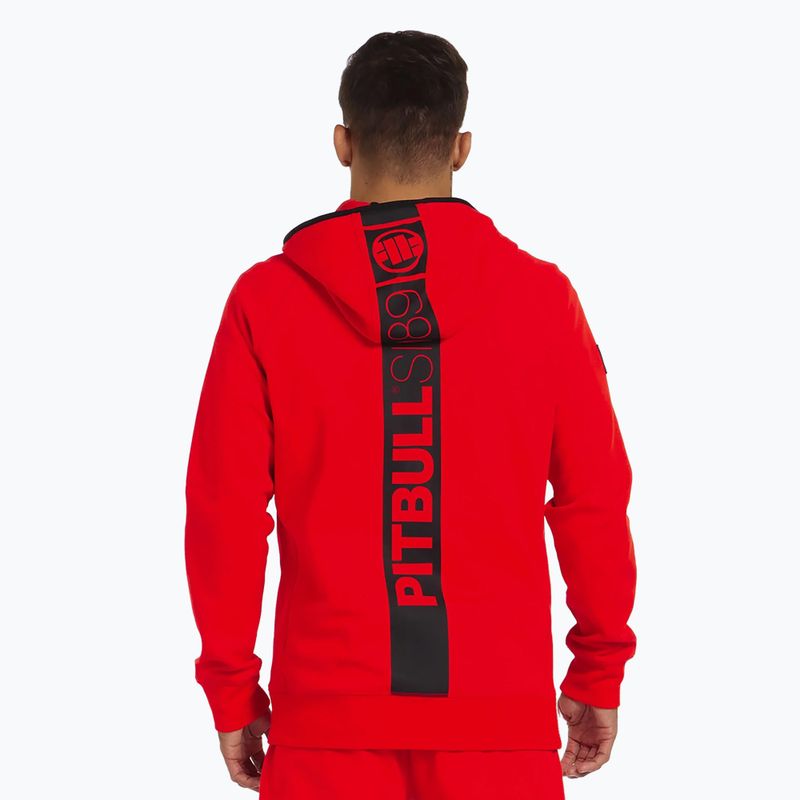 Ανδρικό φούτερ Pitbull Hermes Hooded Zip flame red 4