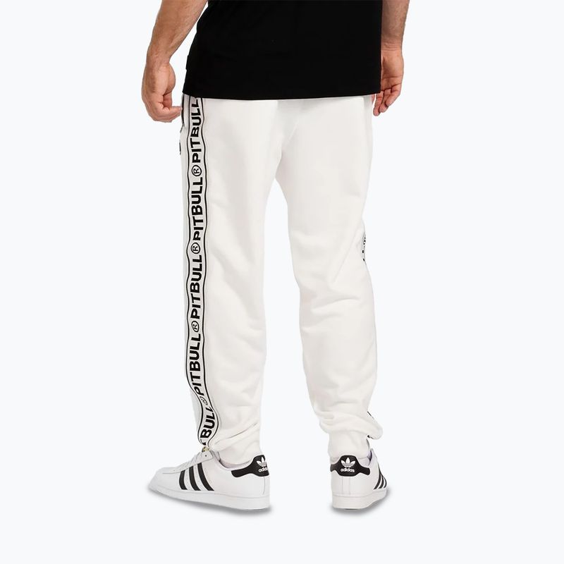 Ανδρικό παντελόνι Pitbull Trackpants Tape Logo Terry Group off white 3