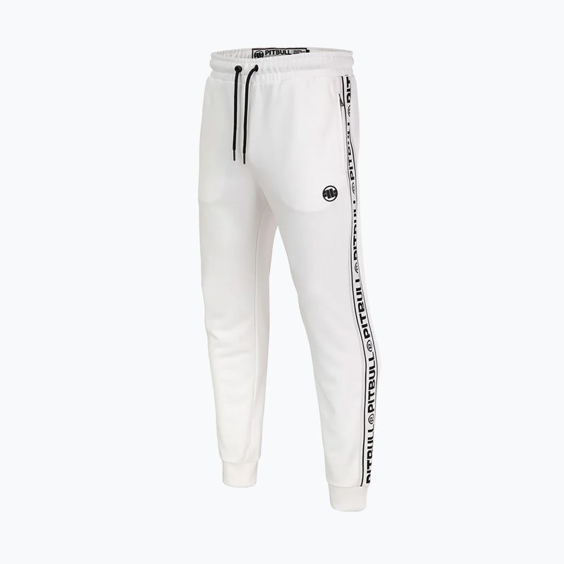 Ανδρικό παντελόνι Pitbull Trackpants Tape Logo Terry Group off white 5