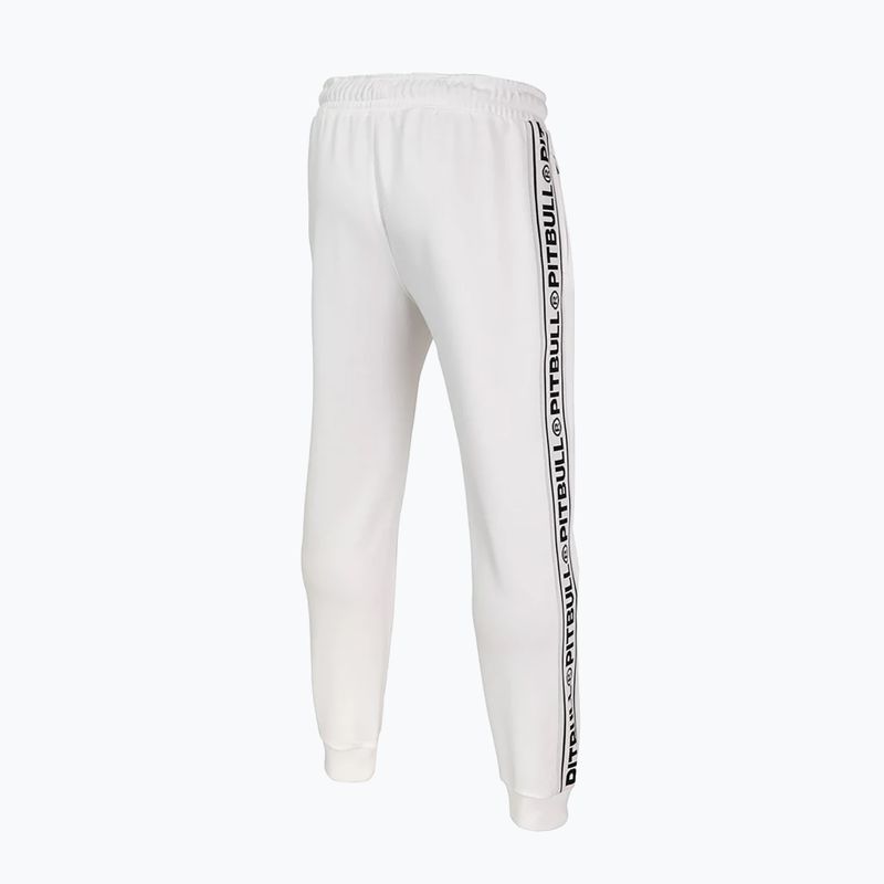 Ανδρικό παντελόνι Pitbull Trackpants Tape Logo Terry Group off white 6