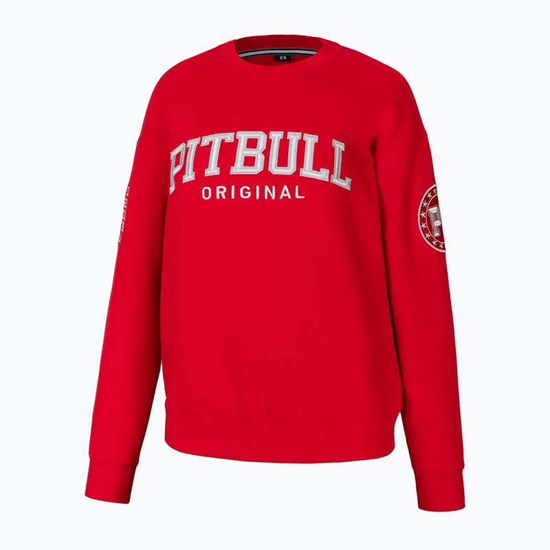 Γυναικείο φούτερ Pitbull Tyrian Crewneck red