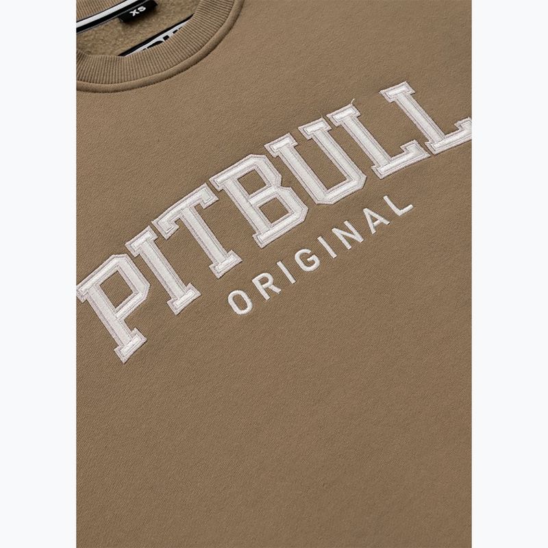 Γυναικείο φούτερ Pitbull Tyrian Crewneck coyote brown 3