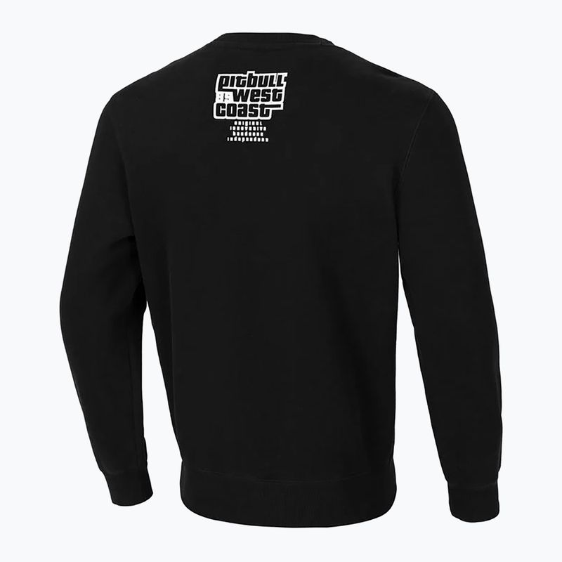 Ανδρική μπλούζα Pitbull West Coast Crewneck Most Wanted μαύρο 2