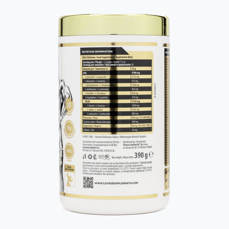 Αμινοξέα Fitness Authority Levrone Gold EAAmino 390 g μασάζ φρούτων 2