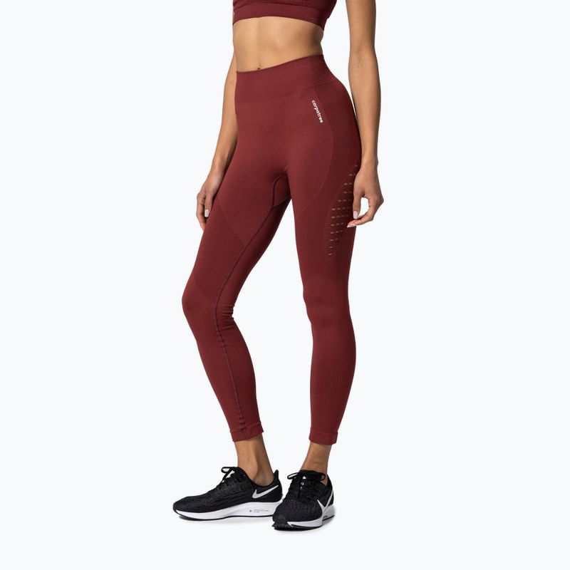 Γυναικείο κολάν Carpatree Phase Seamless Leggings κόκκινο CP-PSL-MA