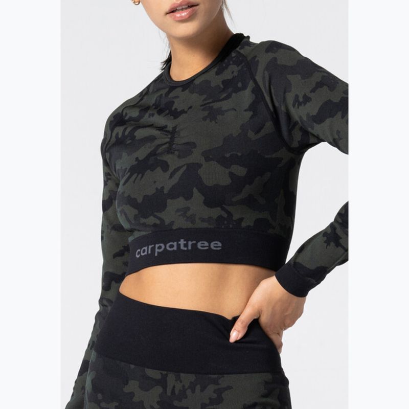 Γυναικεία προπονητική μπλούζα Carpatree Camo Seamless πράσινο 4