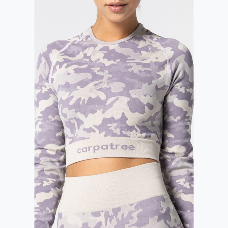 Γυναικεία προπονητική μπλούζα Carpatree Camo Seamless μοβ 4