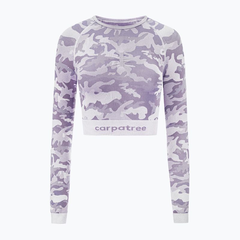 Γυναικεία προπονητική μπλούζα Carpatree Camo Seamless μοβ 5