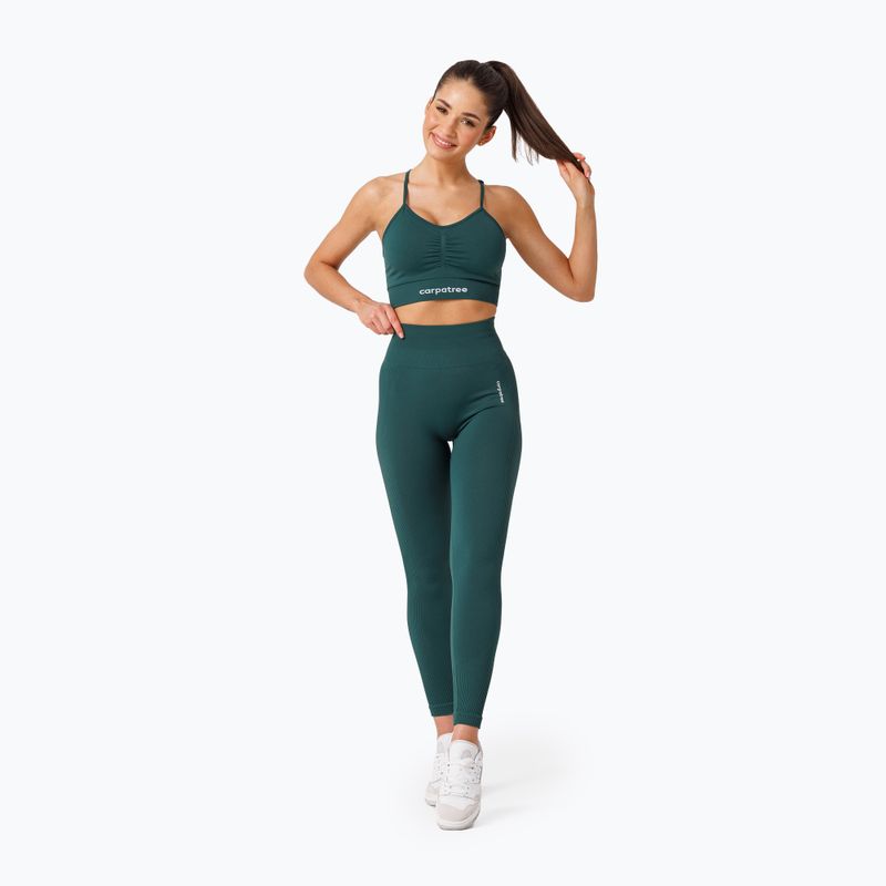 Γυναικείο κολάν προπόνησης Carpatree Allure Seamless forest green 2