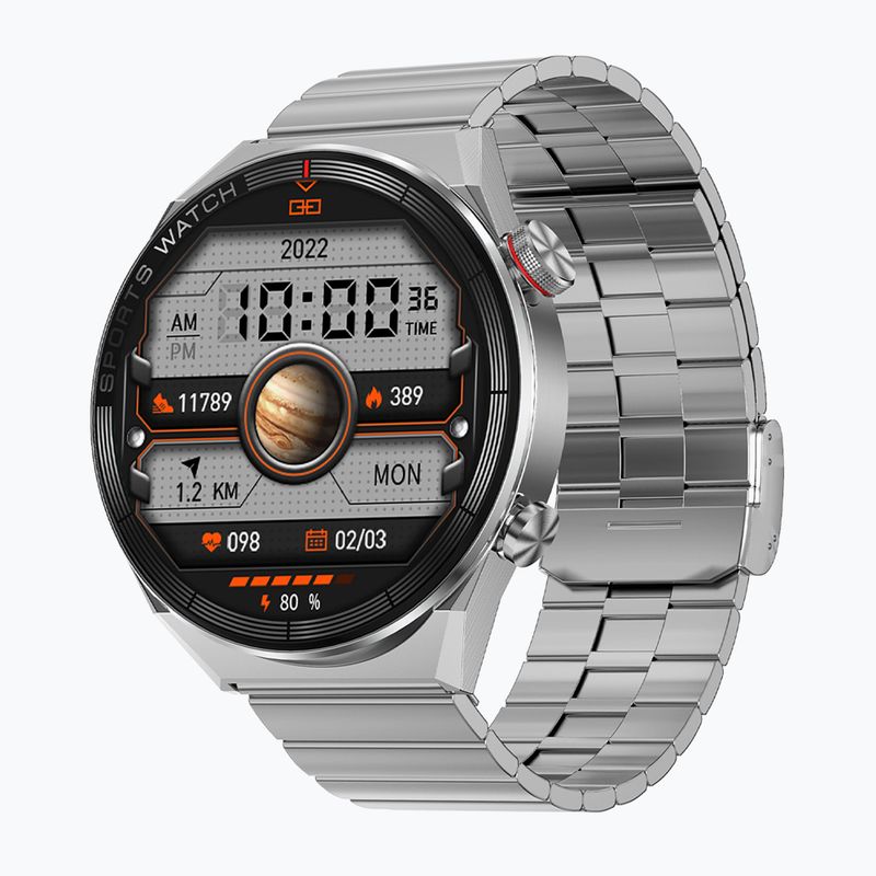 Ρολόι Watchmark Maverick ασημί 5