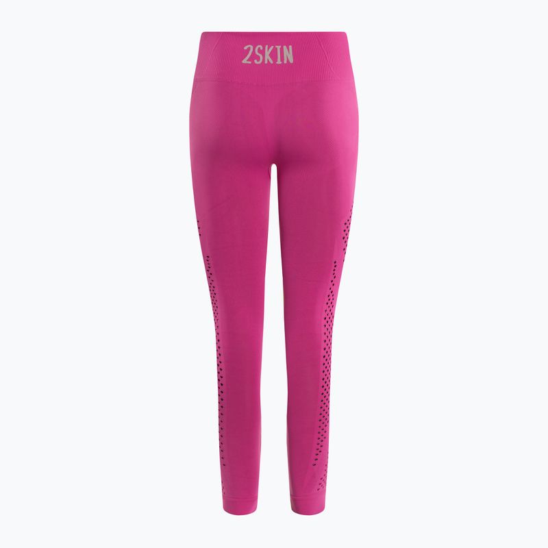 Γυναικείο κολάν προπόνησης 2skin Power Seamless Fuchsia ροζ 2S-60476 2