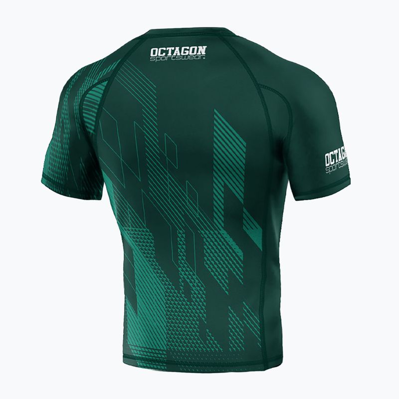 Ανδρικό Octagon Diamond Premium Rashguard σκούρο πράσινο 2