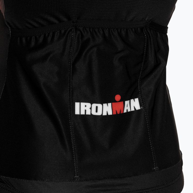 Γυναικεία ποδηλατική μπλούζα Quest Race Line France Iron Man black 6