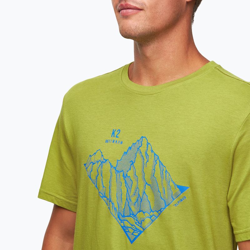 Alpinus Skilbrum ανδρικό t-shirt ελιάς 4