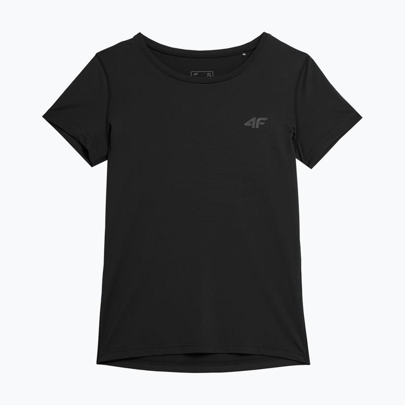 Γυναικείο t-shirt 4F F445 βαθύ μαύρο