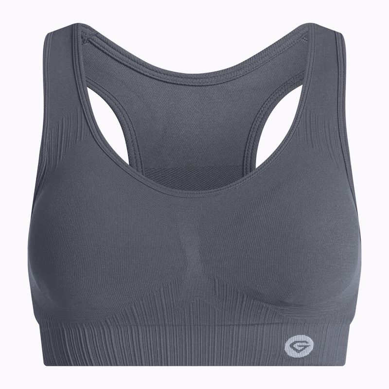 Gym Glamour Push Up Grey 402 σουτιέν γυμναστικής 6