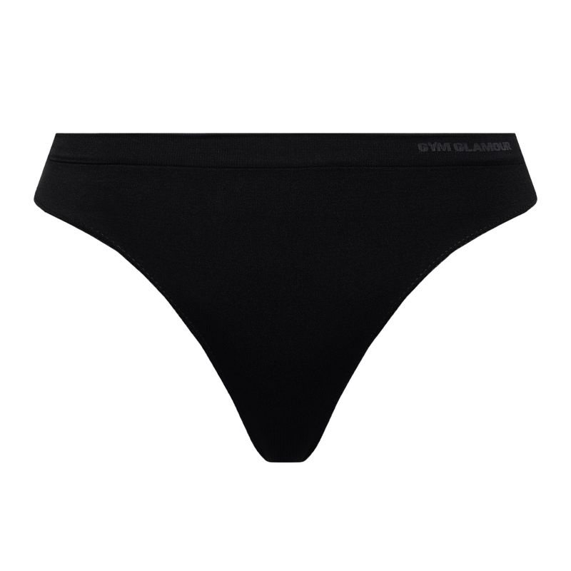 Γυναικείο Gym Glamour Thong Μαύρο 412-4 4