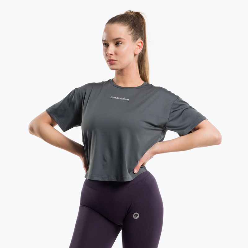 Γυναικείο πουκάμισο προπόνησης Gym Glamour Sport Grey 425