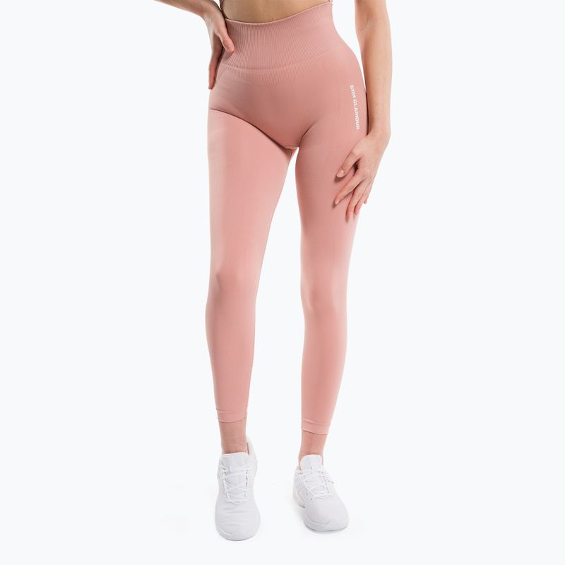 Γυναικείο κολάν γυμναστικής Gym Glamour Compress Rose Tan 454