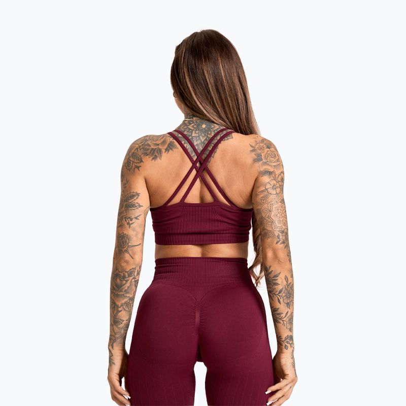 Γυναικείο κολάν προπόνησης Gym Glamour Push Up 2.0 merlot 6