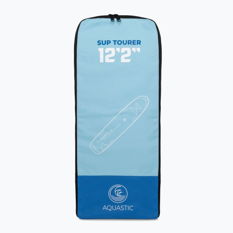 Σακίδιο πλάτης σανίδας SUP AQUASTIC Tourer 12'2" μπλε