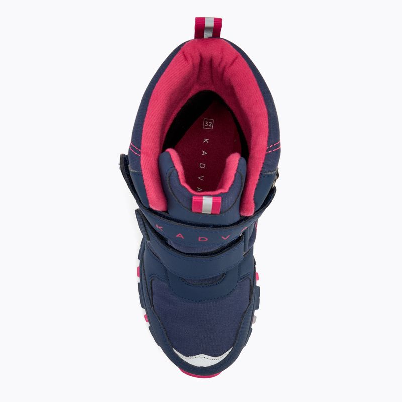 KADVA παιδικές μπότες χιονιού Snowey Mid WP navy blue/fuchsia 6