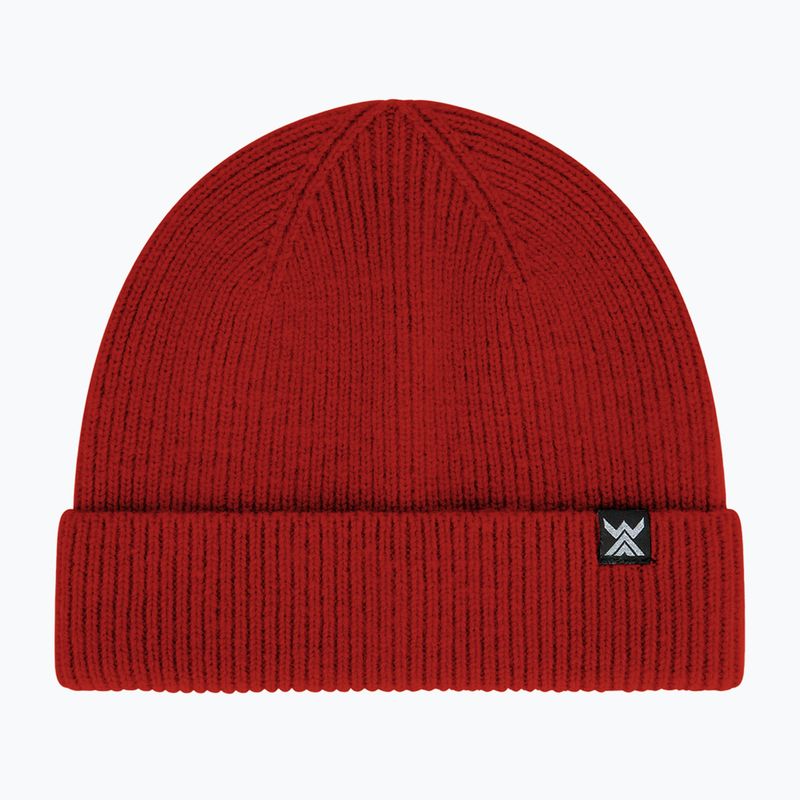 WOOLCANO Merino winter beanie HAT0440 κόκκινο