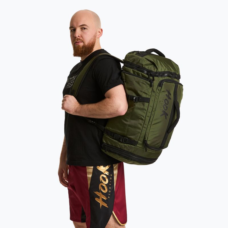 Σακίδιο πλάτης/τσάντα 2in1 HOOK FIGHTING Training Duffel Bag 30 l πράσινο 3