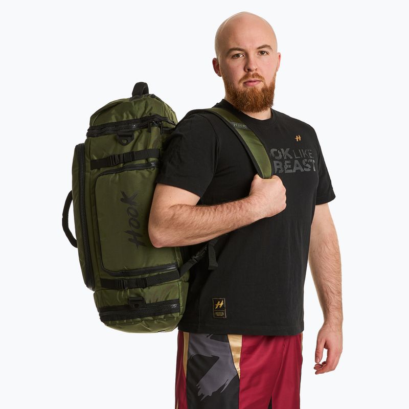 Σακίδιο πλάτης/τσάντα 2in1 HOOK FIGHTING Camp Duffel Bag 41 l πράσινο 3