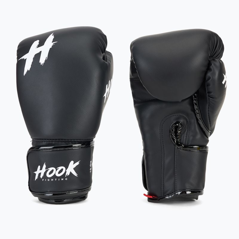 HOOK FIGHTING Ready To Spar γάντια πυγμαχίας με προστασία χεριών μαύρο 4